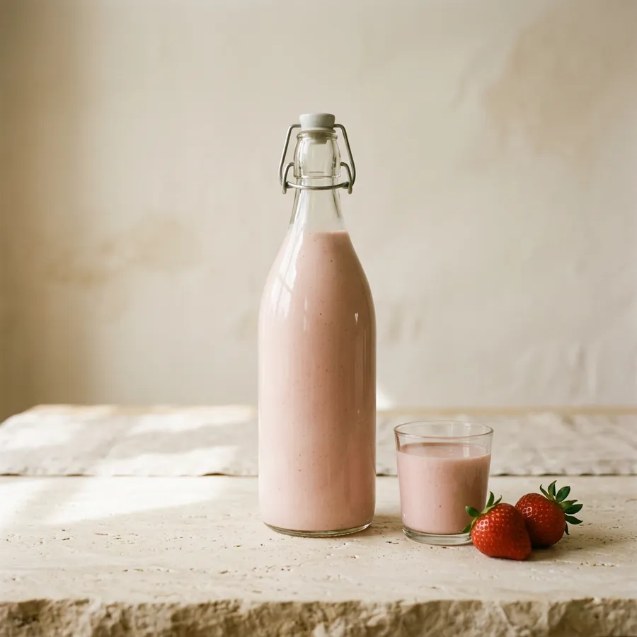 Kefir aardbei van Zandtster Boerenzuivel